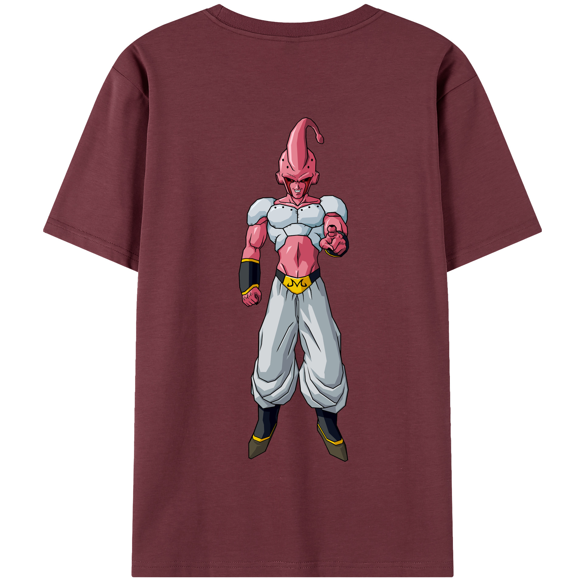（画像用） ドラゴンボール 魔人ブウ DRAGON BALL Majin Buu 綿100％半袖Tシャツ（背面プリント）